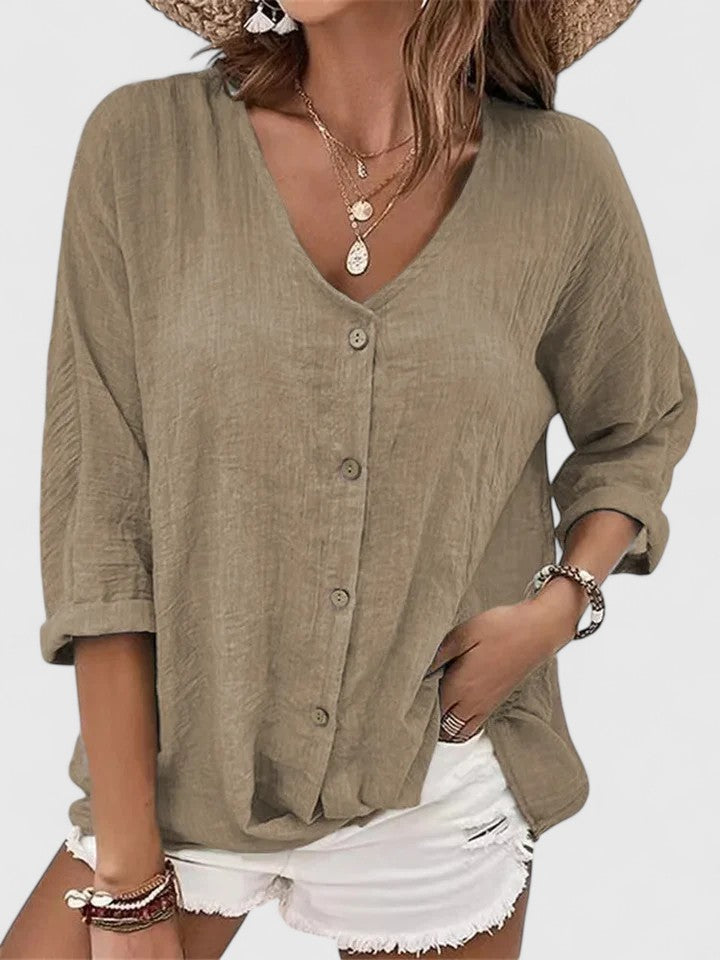 Elegant Women's Office Blouse