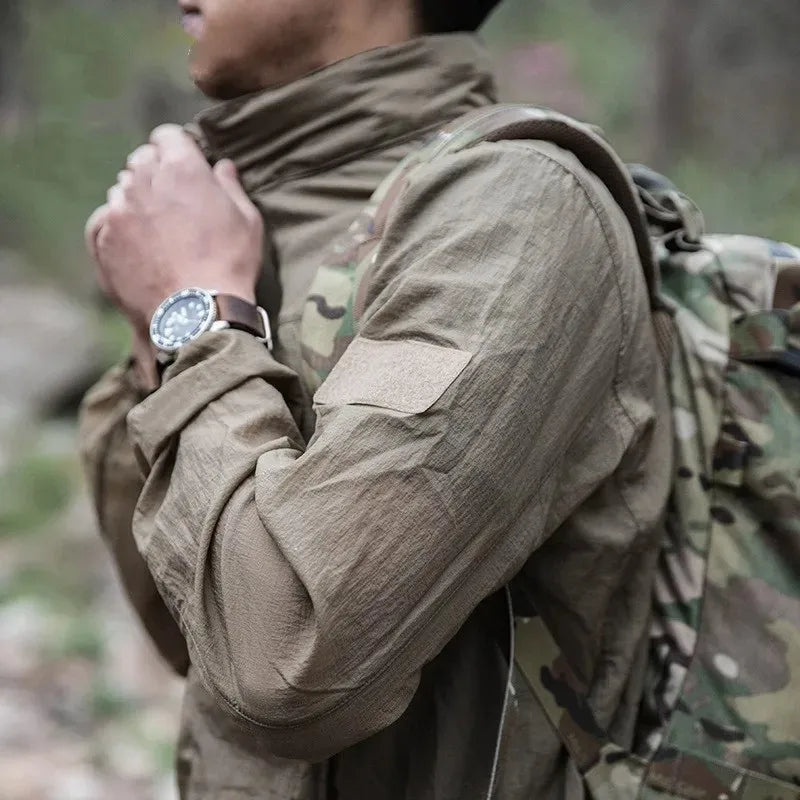 Breathable Mens Zip Up Summer Jacket - Luxicro