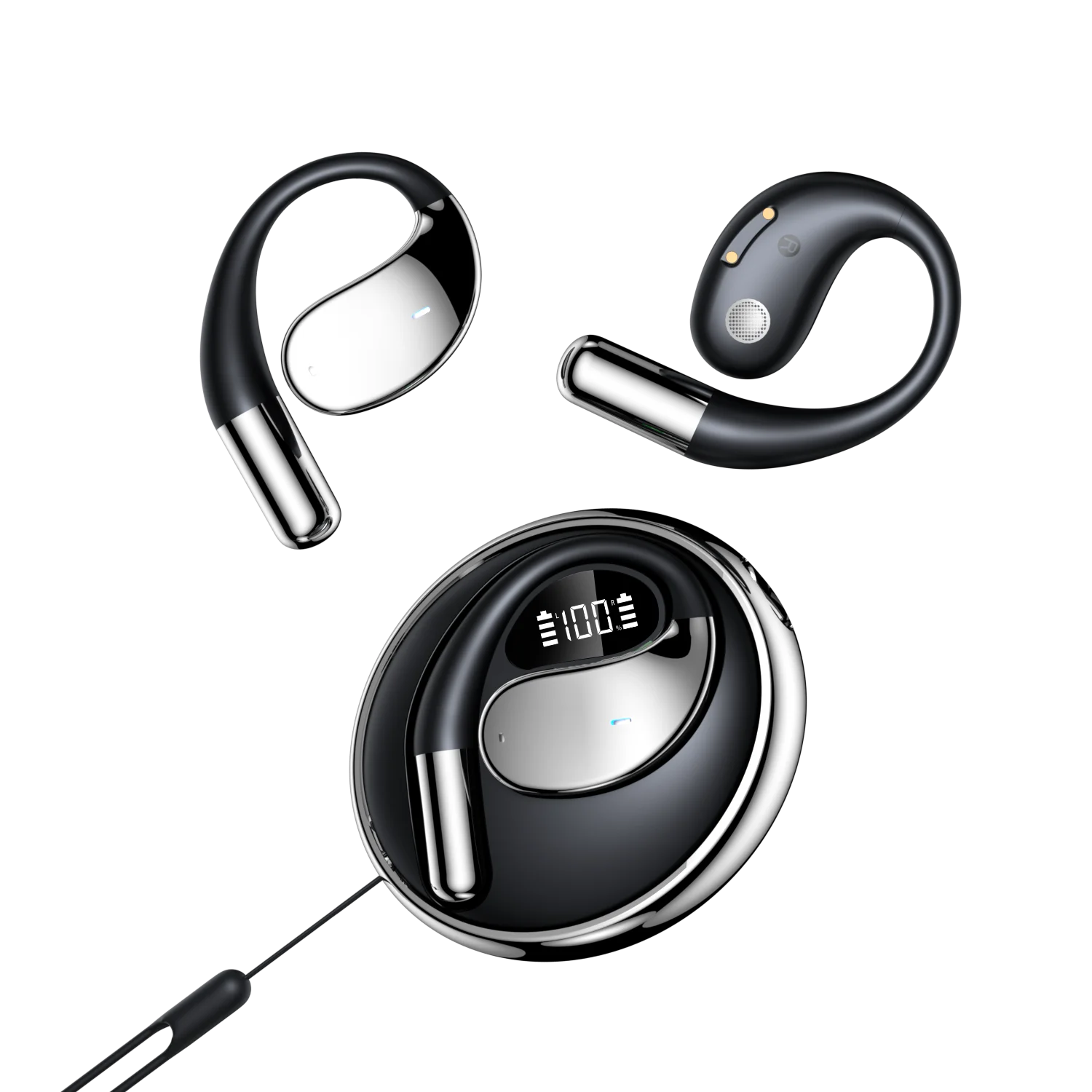 Compact Bluetooth Earbuds Wireless Stereo Travel - Luxicro