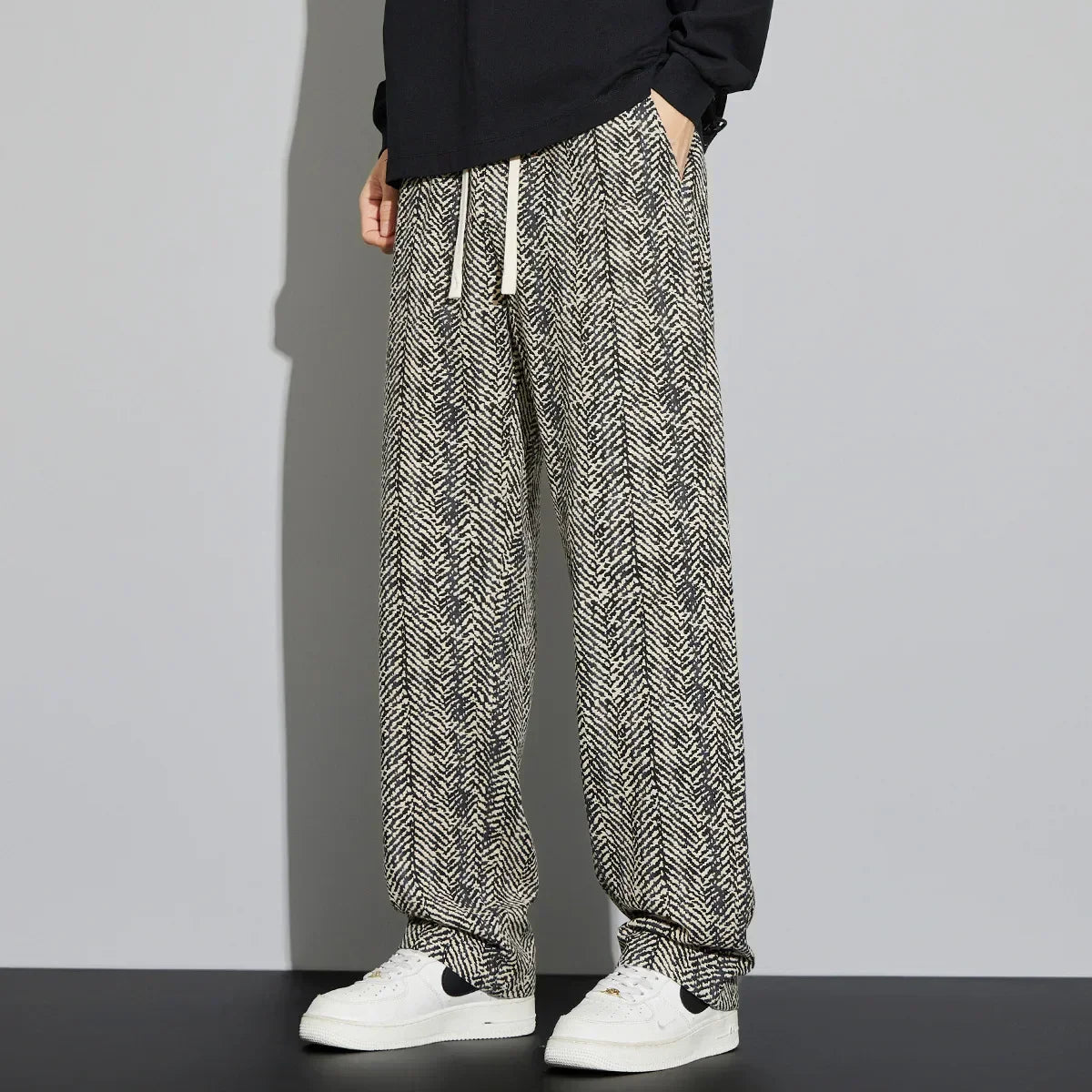 Casual Linen Loose Fit Drawstring Pants - EasyApparels