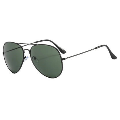 Trendy Pilot Sunglasses for Women - Silver Mirror Shades