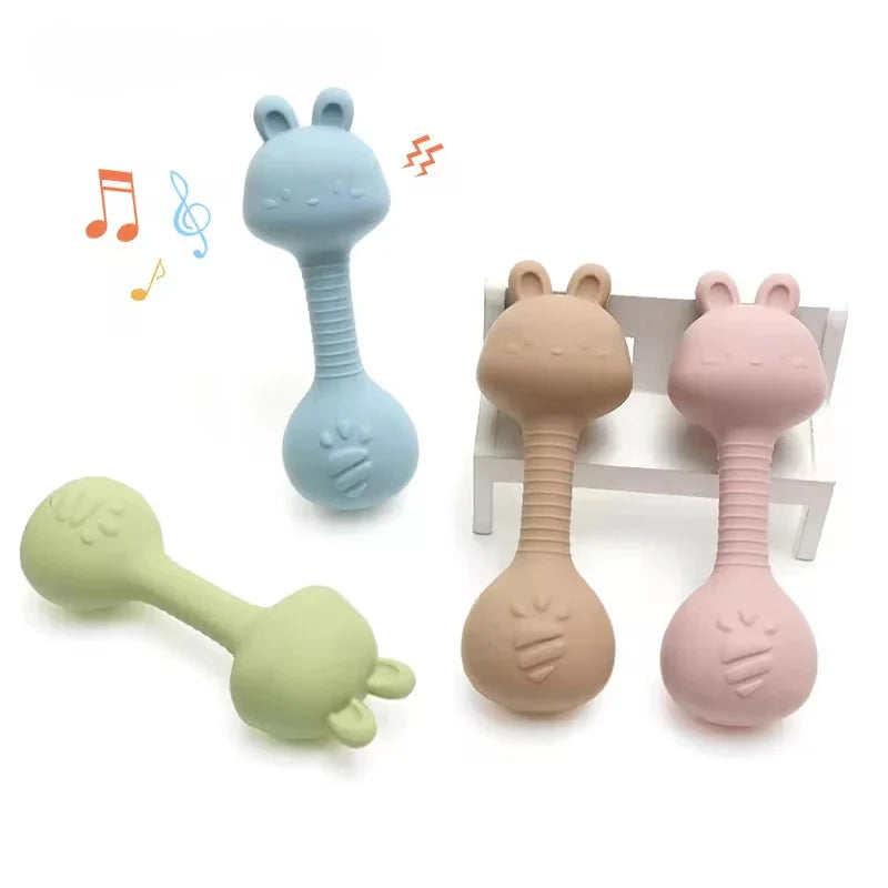 Soft Baby Rabbit Teether Toy Set - Luxicro