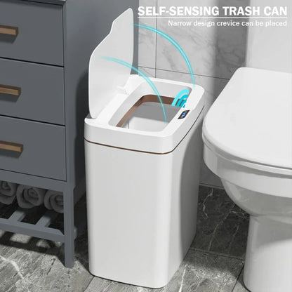 Automatic Touchless 15L 18L Motion Sensor Trash Bin - Luxicro