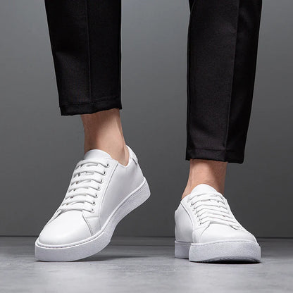 Premium Leather Running Shoes