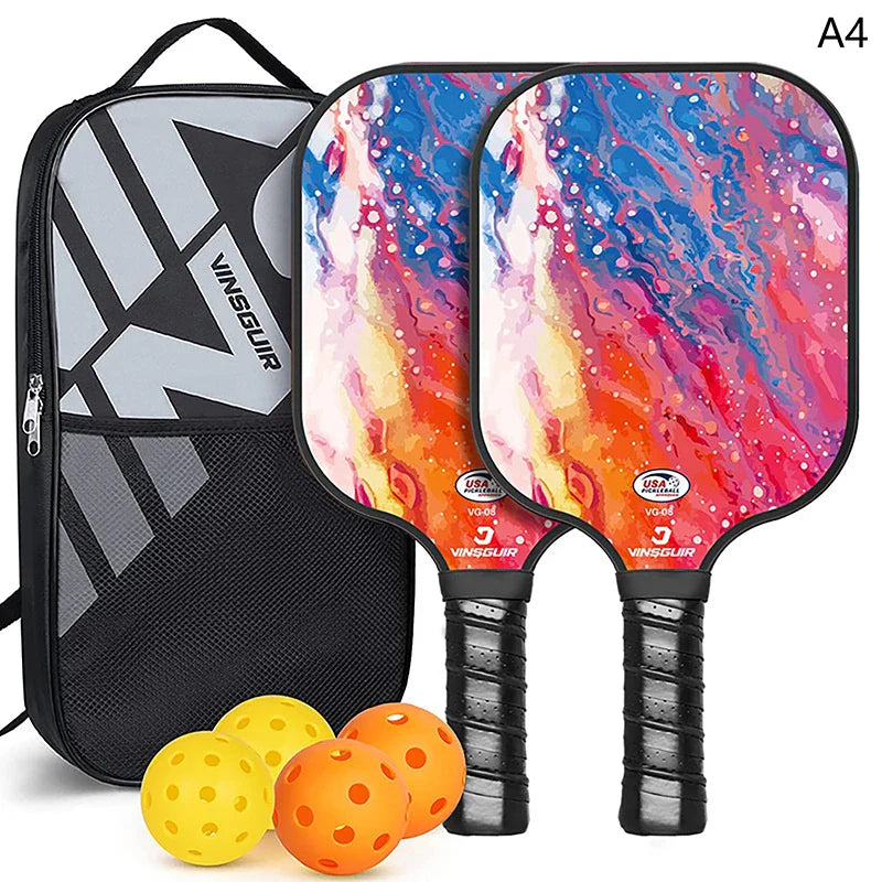 Durable Graphite Pickleball Racket Kit for Beginners