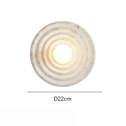 Simple Round Japanese LED Wall Light