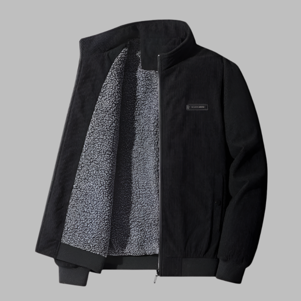 Rugged Textured Cold Weather Coat - Vossary