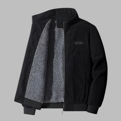 Rugged Textured Cold Weather Coat - Vossary