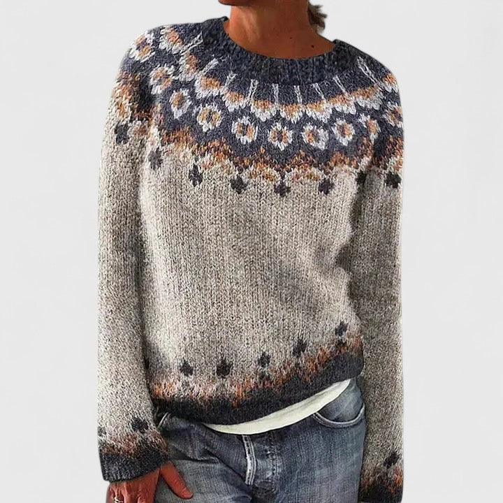 Elegant Women's Crew Neck Sweater