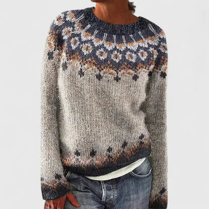 Elegant Women's Crew Neck Sweater