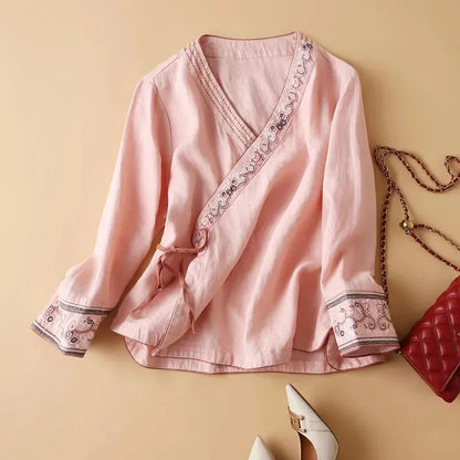 Casual Floral Lightweight Women's Blouse