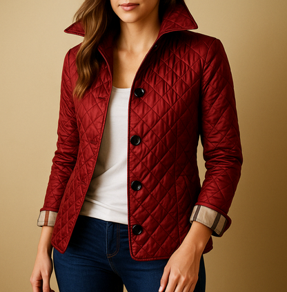 Padded Quilted Winter Coat - Vossary