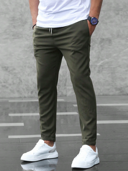 High Quality Elastic Luxury Pants