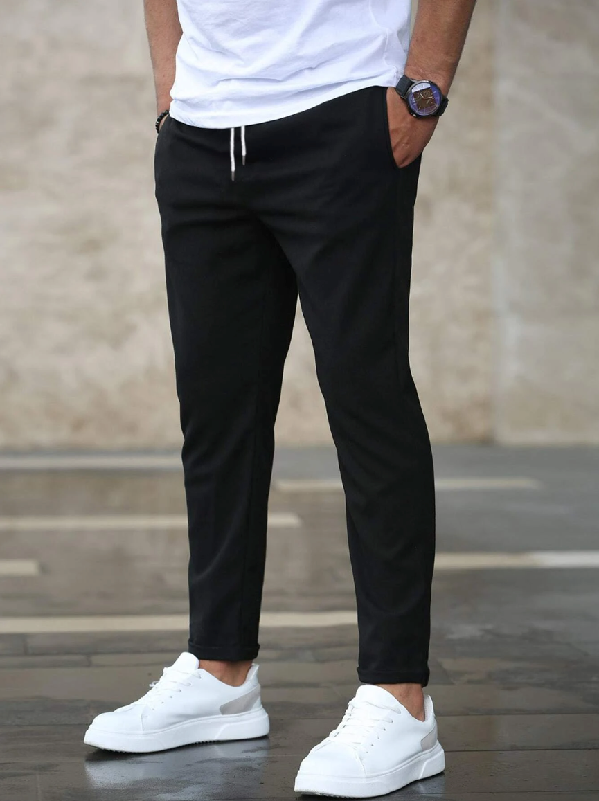 High Quality Elastic Luxury Pants