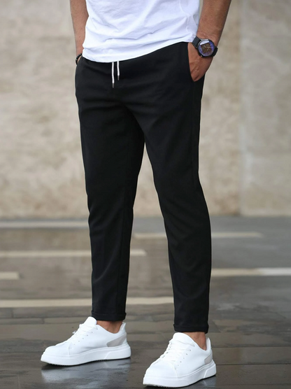 High Quality Elastic Luxury Pants