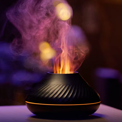 Compact USB Essential Oil Diffuser with Color Night Light - Luxicro