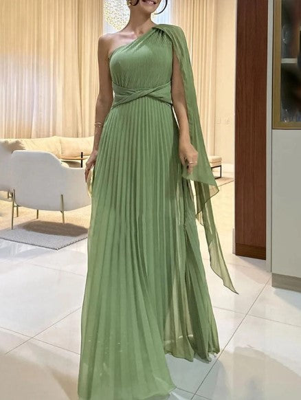 Elegant Off Shoulder Floor Length Wedding Dress