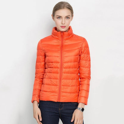 Slim Fit Women's Quilted Down Coat