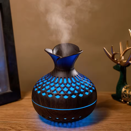 Natural Wood Compact USB Essential Oil Diffuser