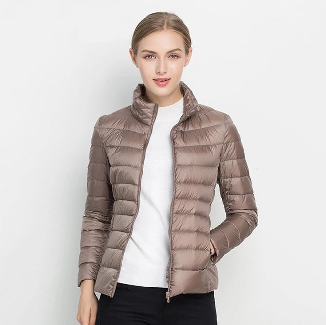 Slim Fit Women's Quilted Down Coat