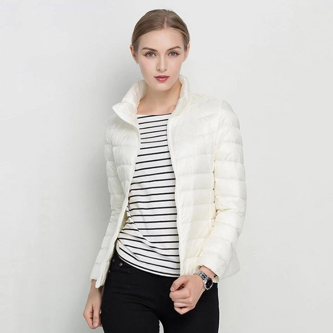 Slim Fit Women's Quilted Down Coat