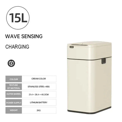 Automatic Touchless Stainless Steel 20L Kitchen Trash Can