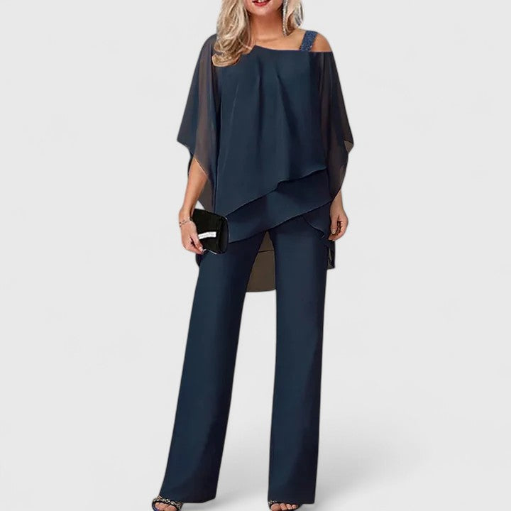 Relaxed Fit 2 Piece Pants Set
