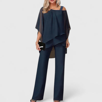 Relaxed Fit 2 Piece Pants Set