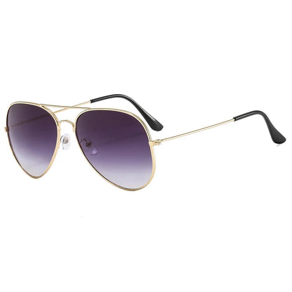 Trendy Pilot Sunglasses for Women - Silver Mirror Shades