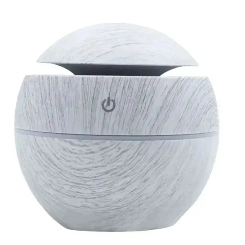 Compact Wooden Aroma Diffuser Cool Mist Humidifier