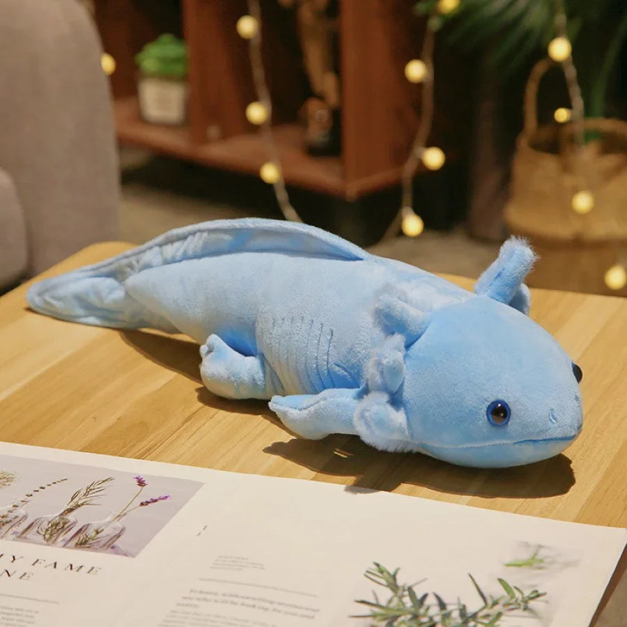 Soft Axolotl Cuddle Plush Toy Pillow - Luxicro