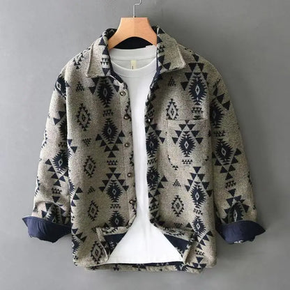 Southwestern Patterned Shirt - EasyApparels