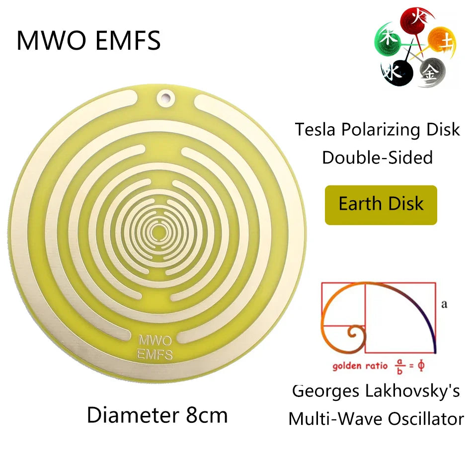 Portable EMF Protection Disk for Pain Relief