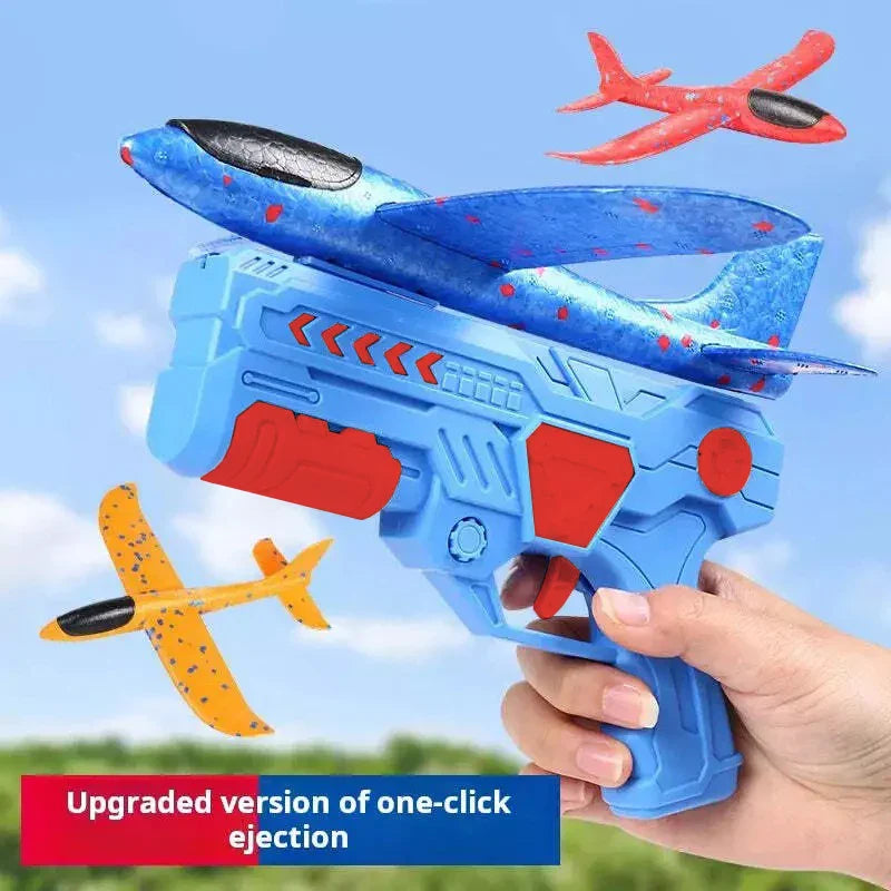 Fun Flying Toy Glider Launcher Kit - Luxicro
