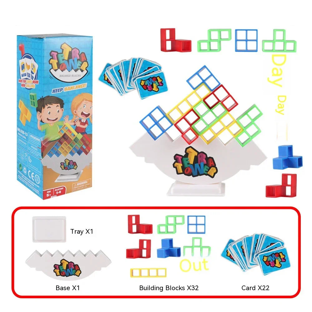 Bright Colorful Block Stacking Toy