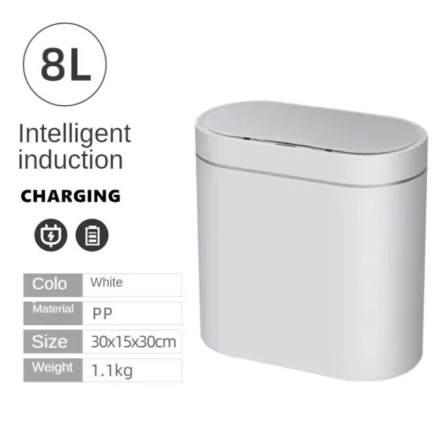 Automatic Motion Sensor Compact 8L Kitchen Trash Can