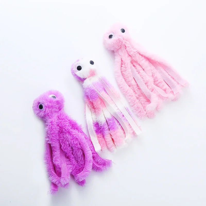 Fun Octopus Durable Cat Toy - Luxicro