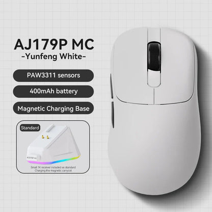 Rechargeable Wireless Gaming Mouse Ergonomic Design