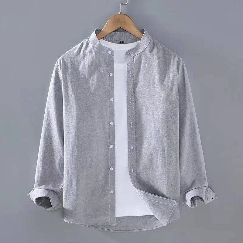Beachy Cotton Button Down Shirt