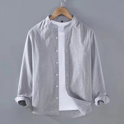 Beachy Cotton Button Down Shirt