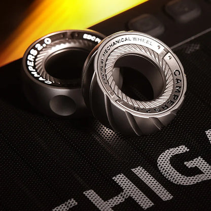 Strong Adjustable Fidget Spinner Ring Stainless Steel Accessories - Luxicro