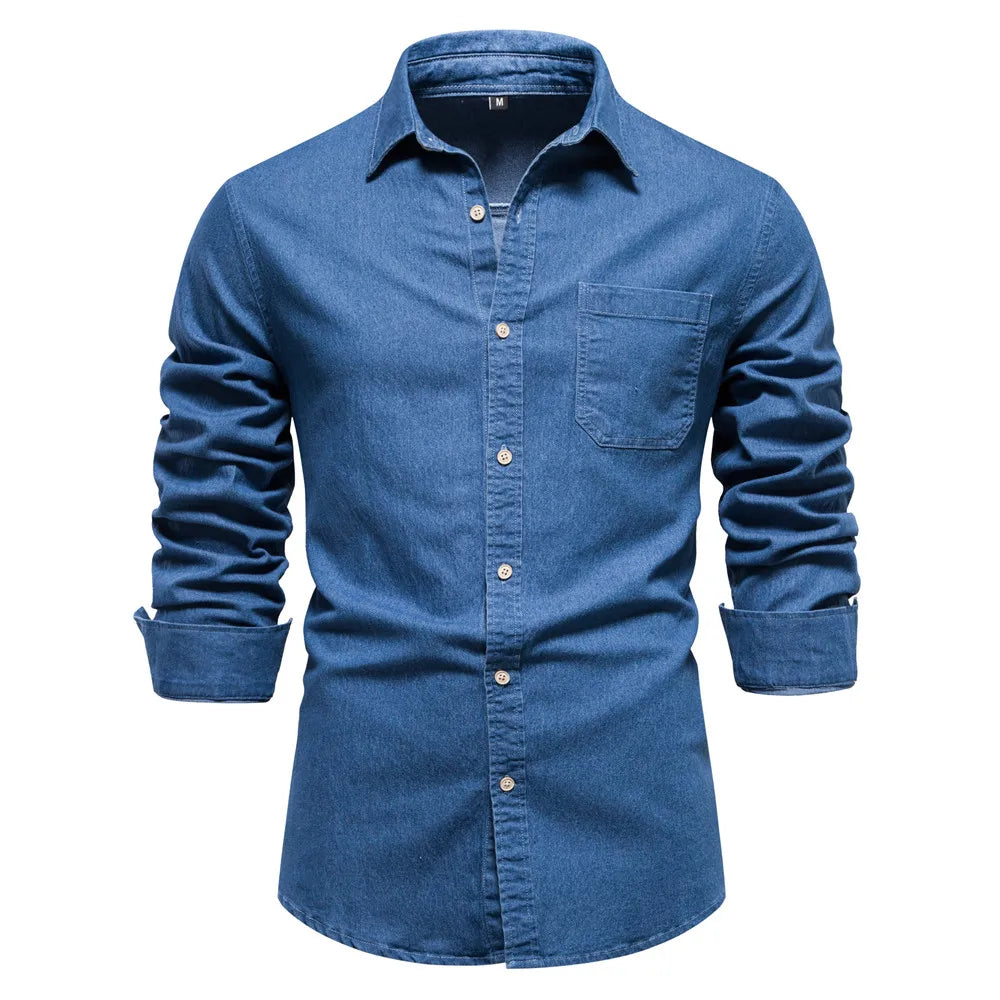 Classic Mens Casual Button Down Shirt - Vossary