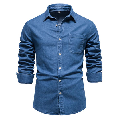 Classic Mens Casual Button Down Shirt - Vossary