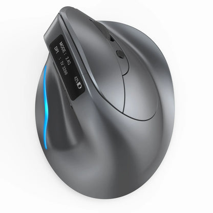 Wireless Ergonomic Mouse With HD Display