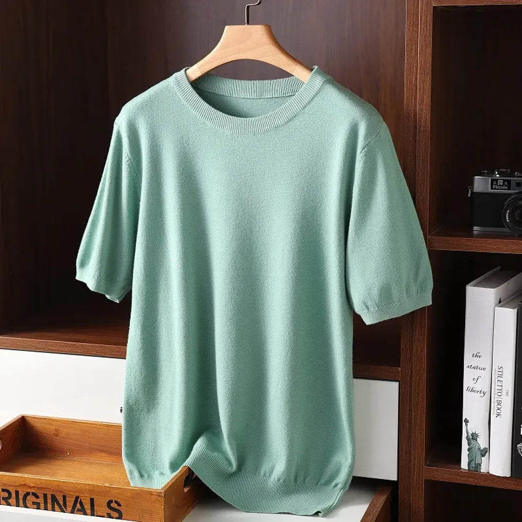 Classic Crew Neck Tee for Men