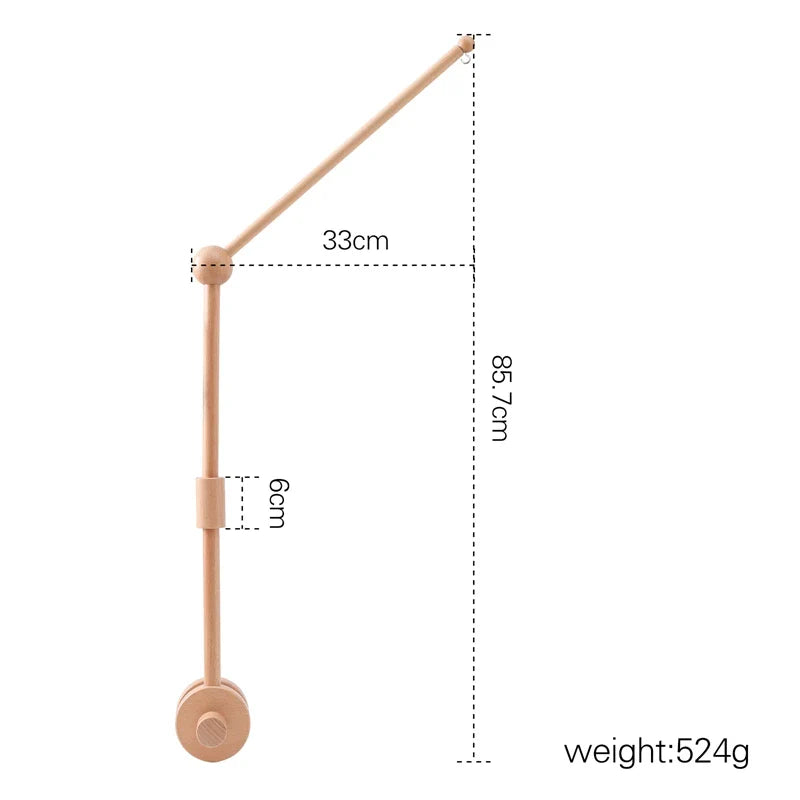 Baby Crib Mobile Toy Arm Soft Newborn Entertainment