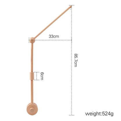 Baby Crib Mobile Toy Arm Soft Newborn Entertainment