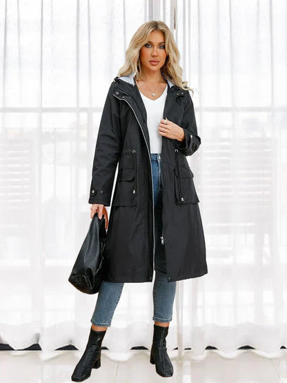 Women's Classic Waterproof Raincoat - EasyApparels