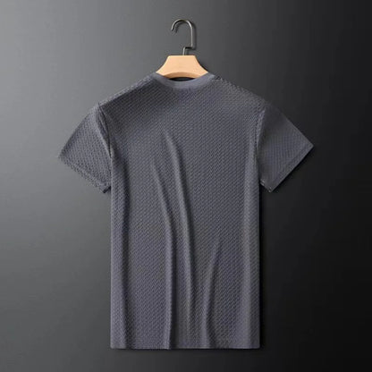 Textured Waffle Pattern Shirt