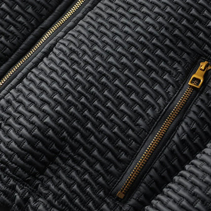 Comfortable Quilted Zip Up Jacket